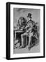 William Makepeace Thackeray --Frederick Barnard-Framed Giclee Print