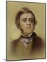 William Makepeace Thackeray --Samuel Laurence-Mounted Giclee Print