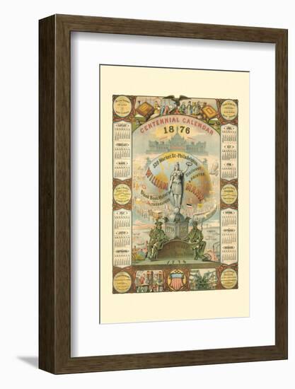 William Mann 1876 Centennial Calendar-null-Framed Photo