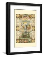 William Mann 1876 Centennial Calendar-null-Framed Photo