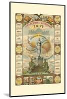 William Mann 1876 Centennial Calendar-null-Mounted Photo