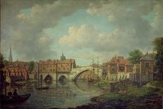 View on the River Thames at Richmond (?), C.1776-William Marlow-Giclee Print