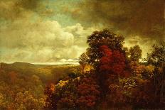Autumnal Landscape by William Mason Brown-William Mason Brown-Stretched Canvas
