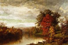 Autumnal Landscape by William Mason Brown-William Mason Brown-Framed Giclee Print