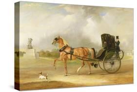 William Massey-Stanley Driving His Cabriolet in Hyde Park, 1833-John E. Ferneley-Stretched Canvas