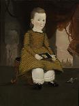 Child with Rabbit, 1835-William Matthew Prior-Giclee Print