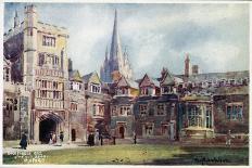 Balliol College, Quad-William Matthison-Giclee Print