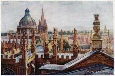 Magdalen Tower and Bridge-William Matthison-Giclee Print