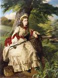 A Young Lady Fishing, 1873-William Maw Egley-Giclee Print