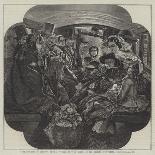 Omnibus Life in London, 1859-William Maw Egley-Framed Stretched Canvas