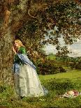 Just as the Twig is Bent, 1861 (Oil on Canvas)-William Maw Egley-Giclee Print