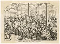 Billingsgate Fish Market the Fish Sold by Auction-William Mcconnell-Framed Art Print