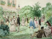 Ladies and Gentlemen Playing Croquet-William Mcconnell-Laminated Giclee Print