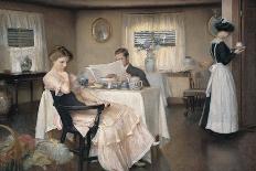 The Breakfast-William McGregor Paxton-Art Print