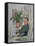 William Mcinnes (Oil on Canvas)-George Leslie Hunter-Framed Stretched Canvas