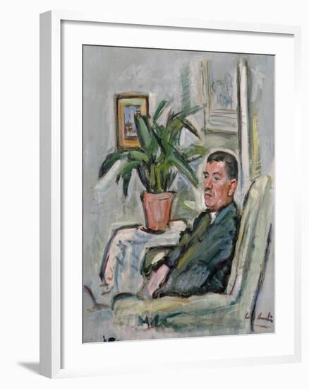 William Mcinnes (Oil on Canvas)-George Leslie Hunter-Framed Giclee Print