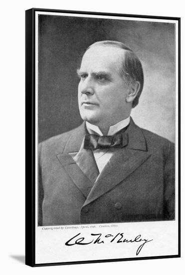 William Mckinley, 25th President of the United States, 1896-null-Framed Stretched Canvas