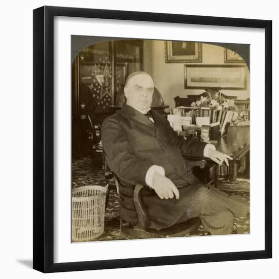 William Mckinley, 25th President of the United States, 1900-Underwood & Underwood-Framed Premium Giclee Print