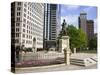 William Mckinley Monument Outside the Ohio Statehouse, Columbus, Ohio, United States of America, No-Richard Cummins-Stretched Canvas