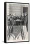 William Mckinley Takes the Oath of Office as 25th President-Thulstrup-Framed Stretched Canvas