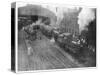 William Mckinley the Assassinated Presidents Funeral Train Leaving Buffalo-null-Stretched Canvas