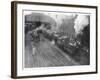 William Mckinley the Assassinated Presidents Funeral Train Leaving Buffalo-null-Framed Photographic Print