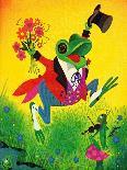 Frog Frolic - Playmate-William McLauchlan-Framed Stretched Canvas