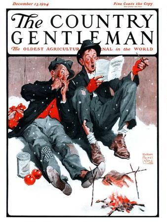"Hobo Christmas," Country Gentleman Cover, December 13, 1924
