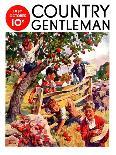 "Stealing Apples," Country Gentleman Cover, October 1, 1937-William Meade Prince-Giclee Print