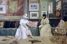 A Friendly Call-William Merritt Chase-Giclee Print