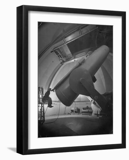 William Miller at the Mt. Palomar Observatory-J^ R^ Eyerman-Framed Premium Photographic Print