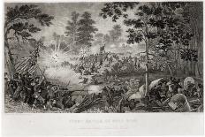The First Battle of Bull Run, 21st July 1861, Engraved by J.C. Mcrae-William Momberger-Framed Stretched Canvas