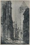 'Wall Street, New York', c1913-William Monk-Giclee Print