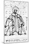 William Morris and Edward Burne-Jones Being Blessed by Chaucer, Cartoon, 1896-Edward Burne-Jones-Mounted Giclee Print