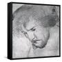 William Morris by Rossetti-Dante Gabriel Rossetti-Framed Stretched Canvas