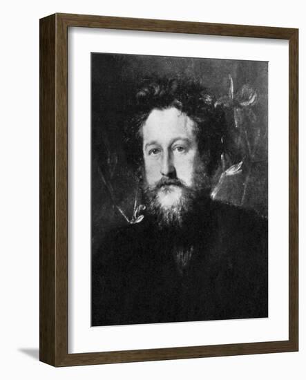 William Morris, English Artist, Writer, Socialist and Activist, Late 19th Century-null-Framed Giclee Print