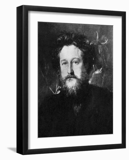 William Morris, English Artist, Writer, Socialist and Activist, Late 19th Century-null-Framed Giclee Print