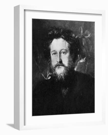 William Morris, English Artist, Writer, Socialist and Activist, Late 19th Century-null-Framed Giclee Print