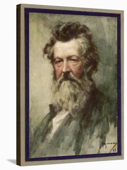 William Morris English Poet and Artist-null-Stretched Canvas