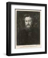 William Morris English Writer Artist and Socialist-null-Framed Art Print