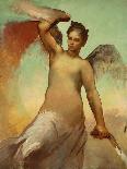 Winged Fortune, 1878 (Oil on Canvas)-William Morris Hunt-Giclee Print