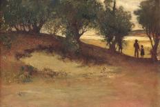 Sand Bank with Willows, Magnolia, 1877-William Morris Hunt-Giclee Print