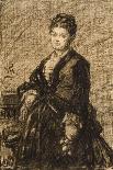 Sketch for Portrait of Mary B. Claflin-William Morris Hunt-Giclee Print
