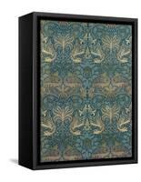 William Morris Peacock and Dragon Textile Design, C.1880-William Morris-Framed Stretched Canvas