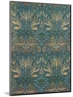 William Morris Peacock and Dragon Textile Design, C.1880-William Morris-Mounted Giclee Print