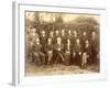 William Morris, Photographed with the Staff at Kelmscott Press (B/W Photo)-English Photographer-Framed Giclee Print