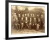 William Morris, Photographed with the Staff at Kelmscott Press (B/W Photo)-English Photographer-Framed Giclee Print