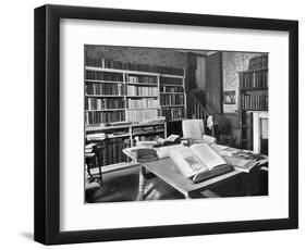 William Morris's Study, Kelmscott Manor, Kelmscott, Oxfordshire, 1901-null-Framed Giclee Print