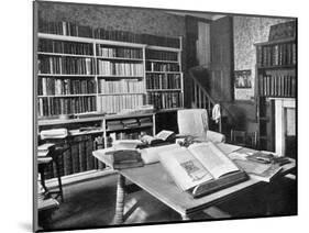 William Morris's Study, Kelmscott Manor, Kelmscott, Oxfordshire, 1901-null-Mounted Giclee Print