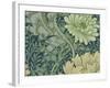 William Morris Wallpaper Sample with Chrysanthemum, 1877-William Morris-Framed Giclee Print